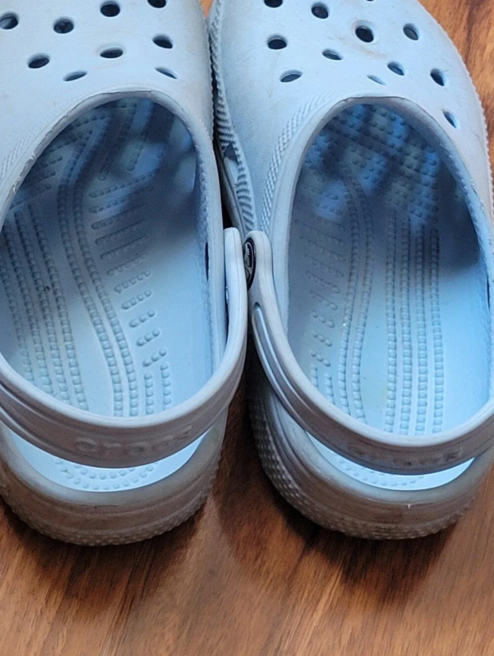 CROCS Kids Light Blue Slip-On Clogs